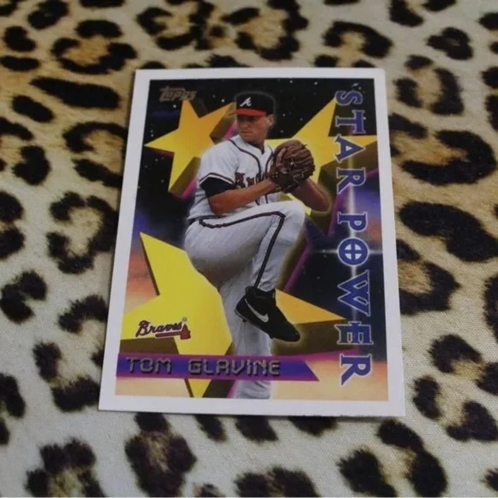 MLB Star Power Trading Card - Purple and Yellow